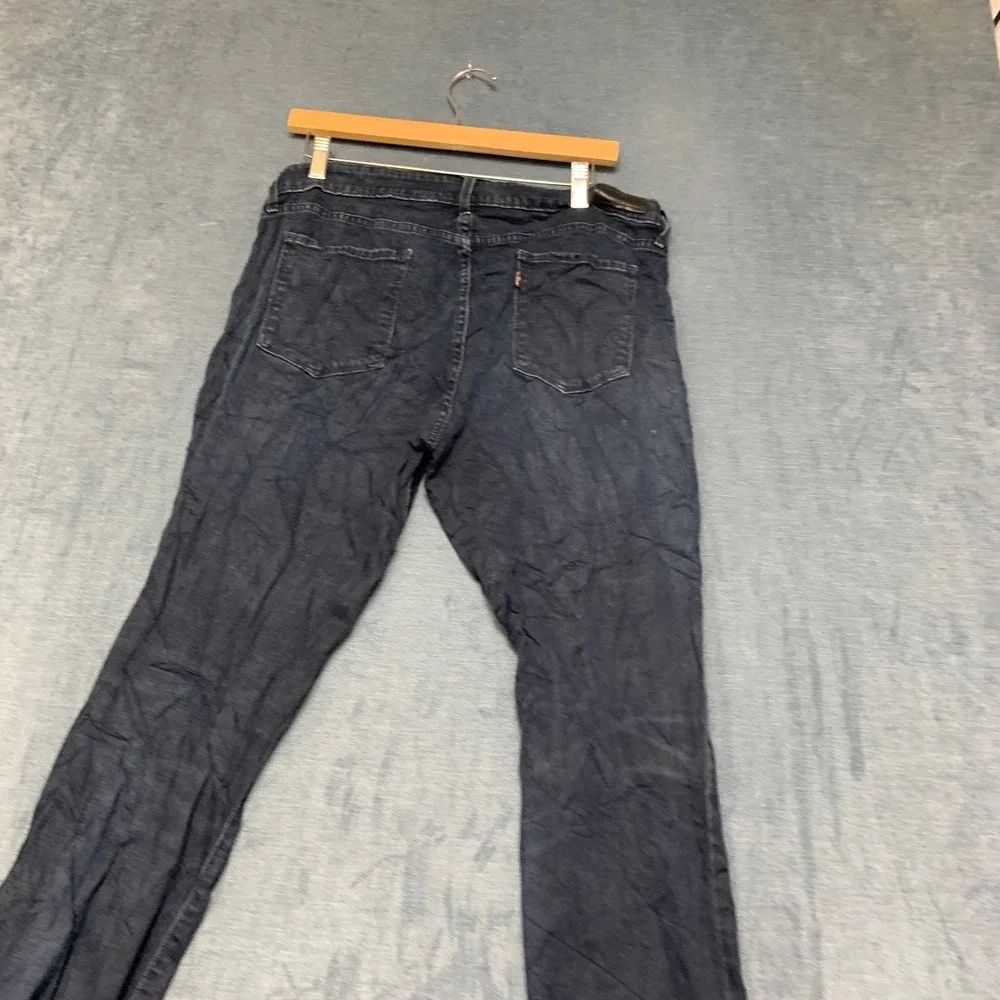 Levi's Demi Curve Silhouette Mediane Jeans Mens 33x34 Blue Denim Cotton Stretch